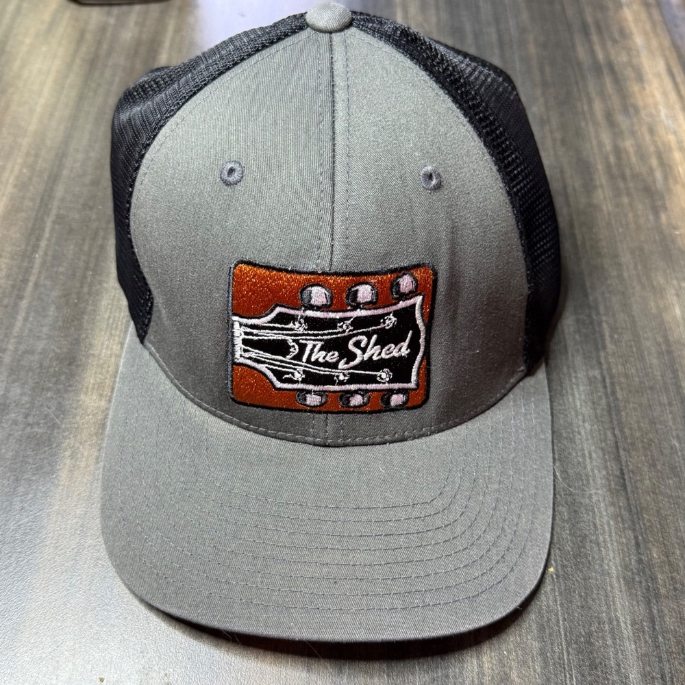 ONE TEN Flexfit‎ The Shed Guitar Patch Trucker Hat Baseball Cap